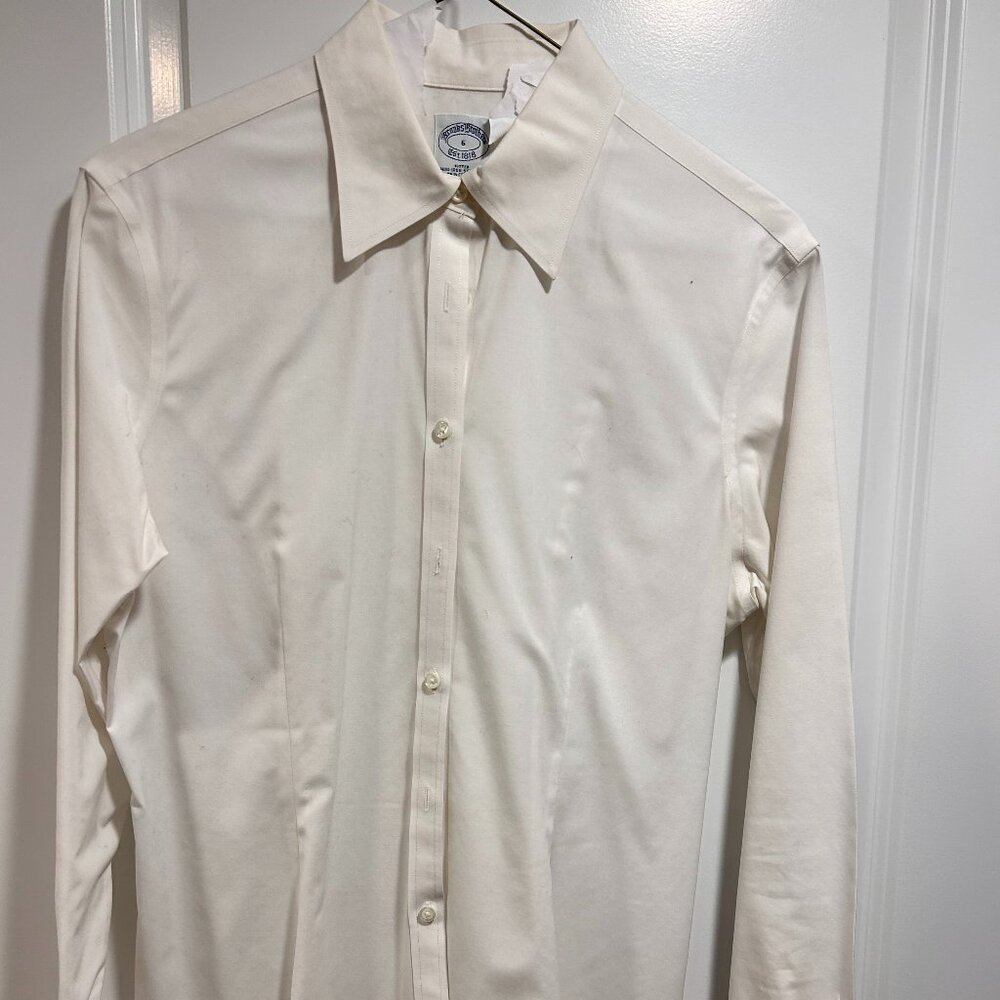 WOMEN'S COTTON BROOKS BROTHER SHIRT